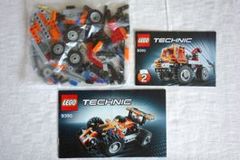 Lego Technic 9390 Rennauto / Mini-Abschlepptruck