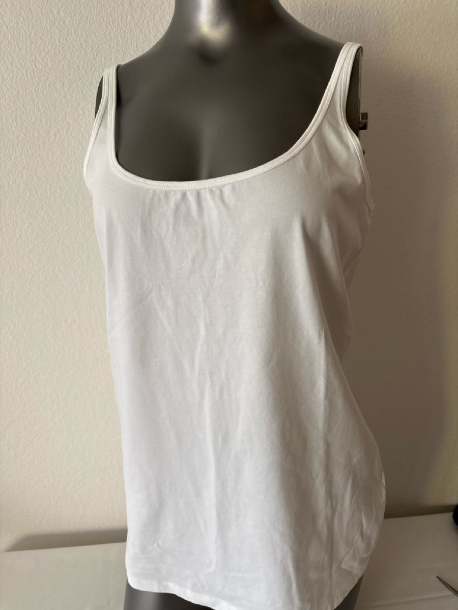 Tops: Opus Top, Weiss, Grösse 44, Basic Shaped, Sommer Must Have! – Neu (gemäss Beschreibung) aus Jona von cosa03