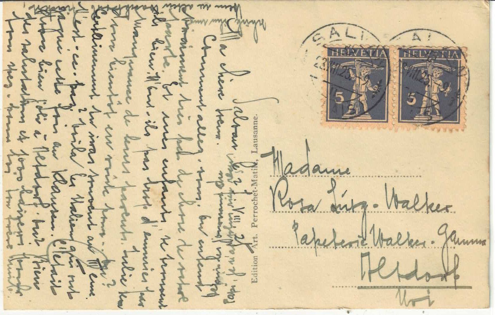 Cartoline postali: Salvan - Vue generale – Usato da Ettingen venduto da Kartenplanet 1