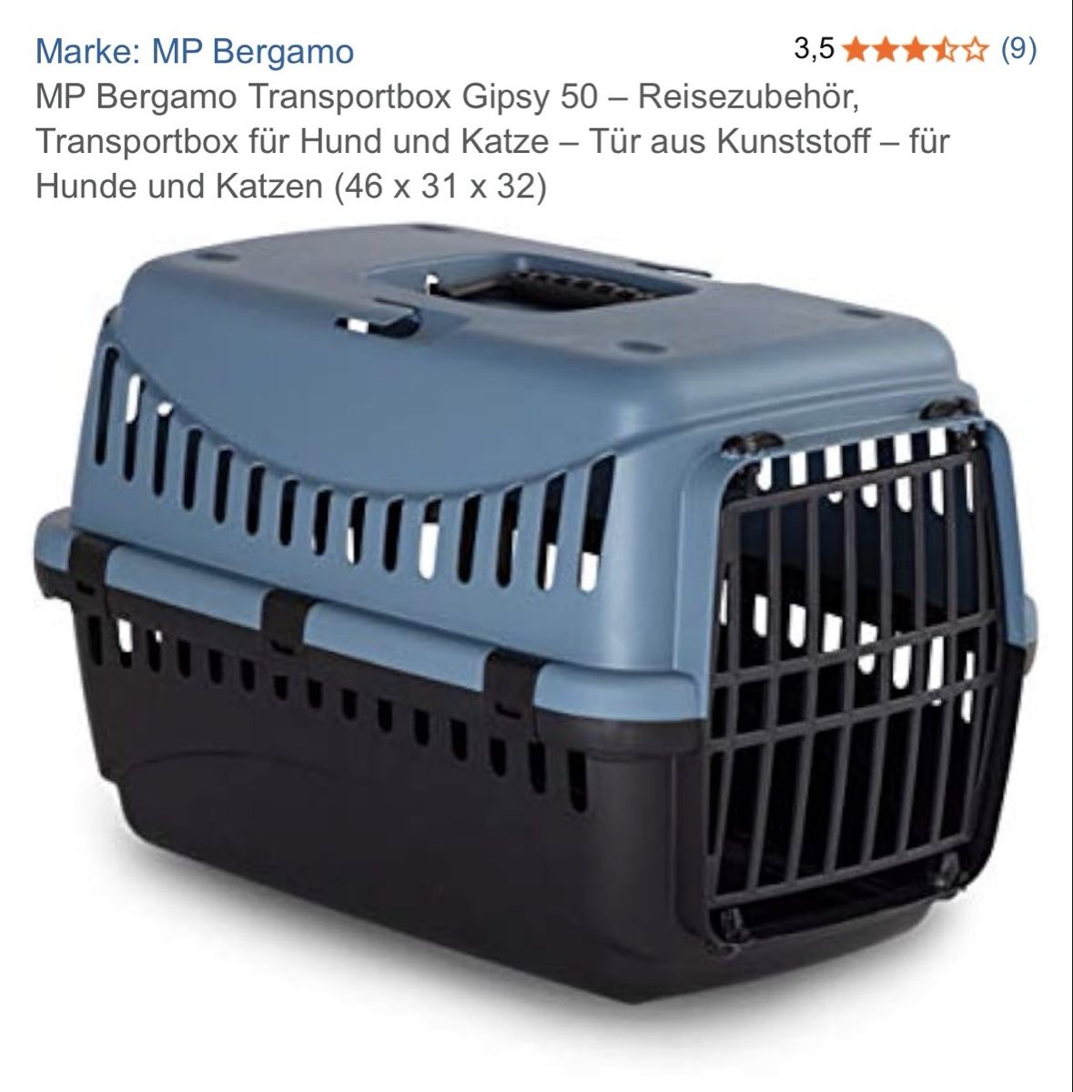 Cages, transport & sécurité: katzen-/Hundebox Transportbox, Grösse S – Neuf (Voir description) à Krauchthal par Kiddy32 1