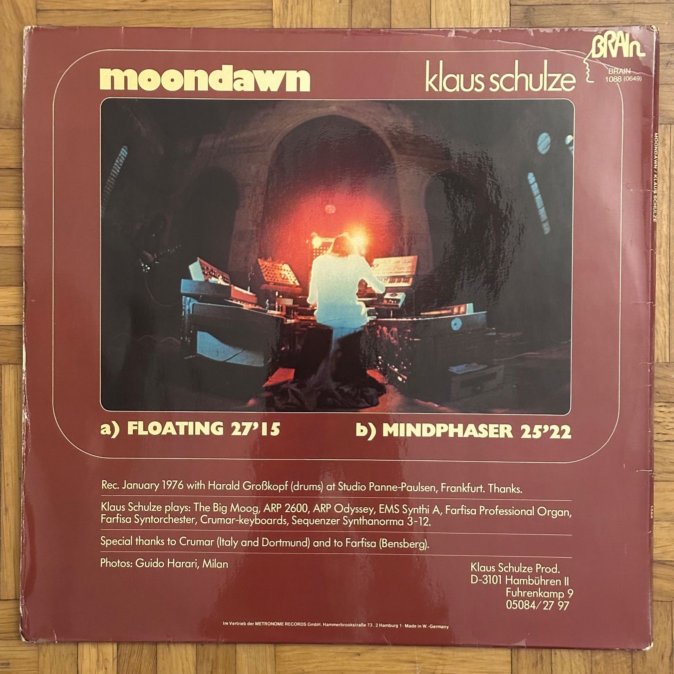 Schallplatten: LP - Klaus Schulze - Moondawn – Gebraucht aus Breganzona von Onairda75 1