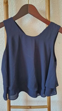 Haut bleu marine taille xs
