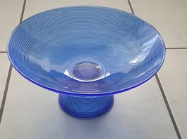 Glasschale blau