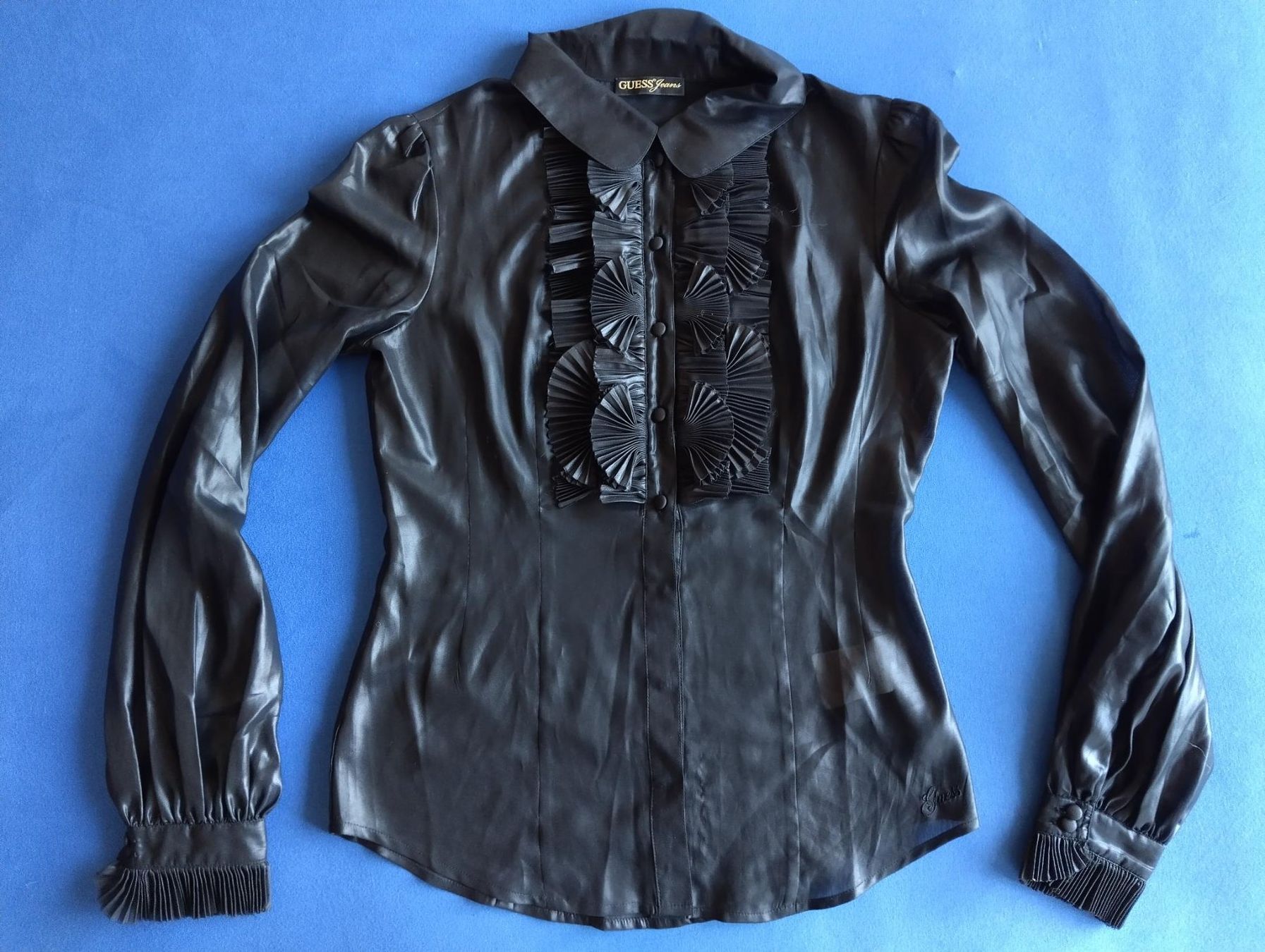 Camicette: Guess Jeans Tuxedo Bluse – Usato da Bern venduto da Izzyg