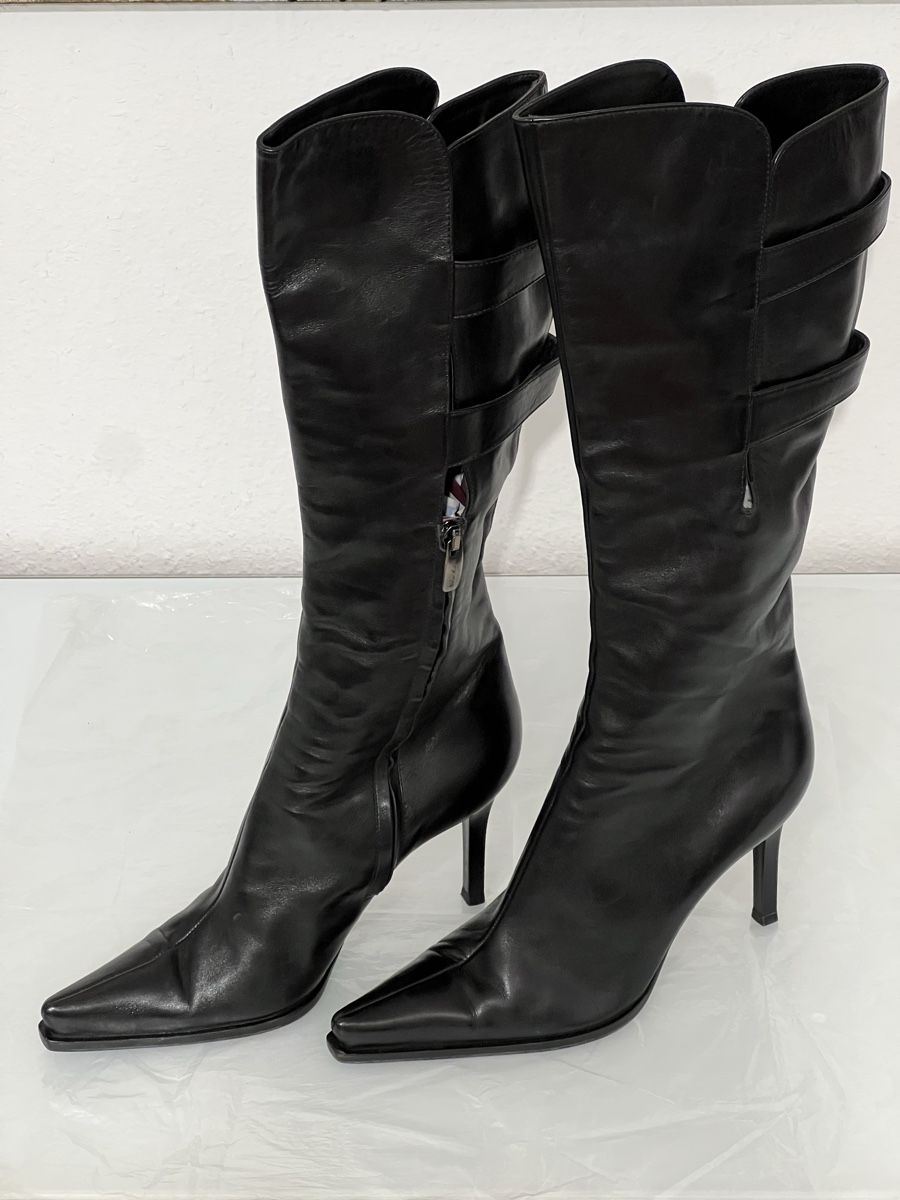 Sergio Rossi Scarpe da donna: Bottes Sergio Rossi - Cuir - 39 – Usato da GENÈVE venduto da triple7ch