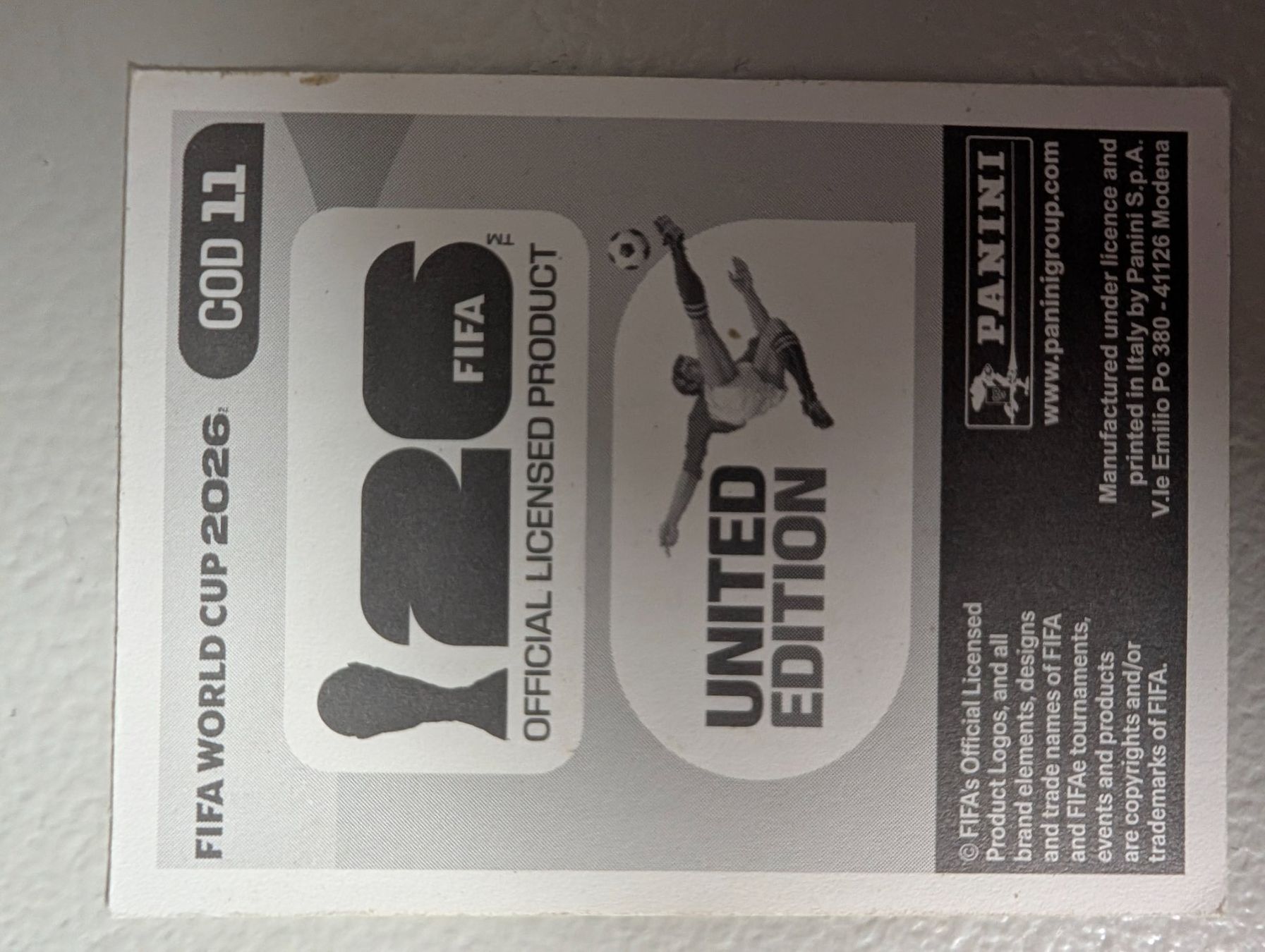 Panini Cartes à collectionner: Panini COD 11 FIFA World Cup 2026 – Neuf (Voir description) à Dübendorf par SomeEnd 1