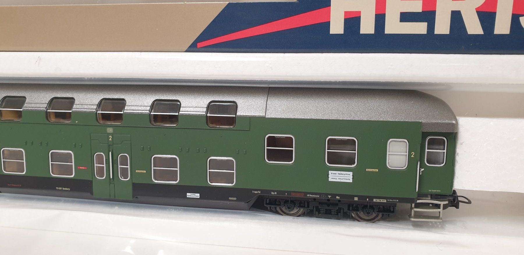 Modelleisenbahnen: Heris DB  Doppelstock  H0/DC – Neu (gemäss Beschreibung) aus Neuenhof von ludovicco 1