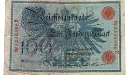 Berlin 100 Mark 02.02.1908 SS Nr.3236396E