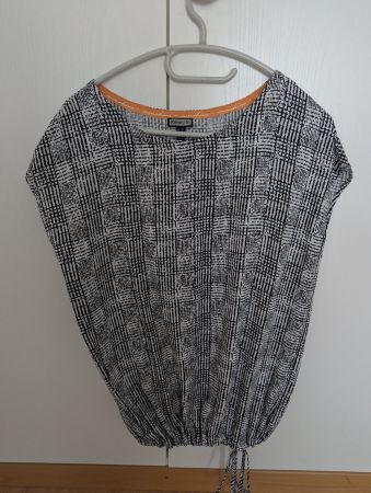 Kenny S. Sommer Top, Gr. 38/40, Schwarz-Weiss gemustert