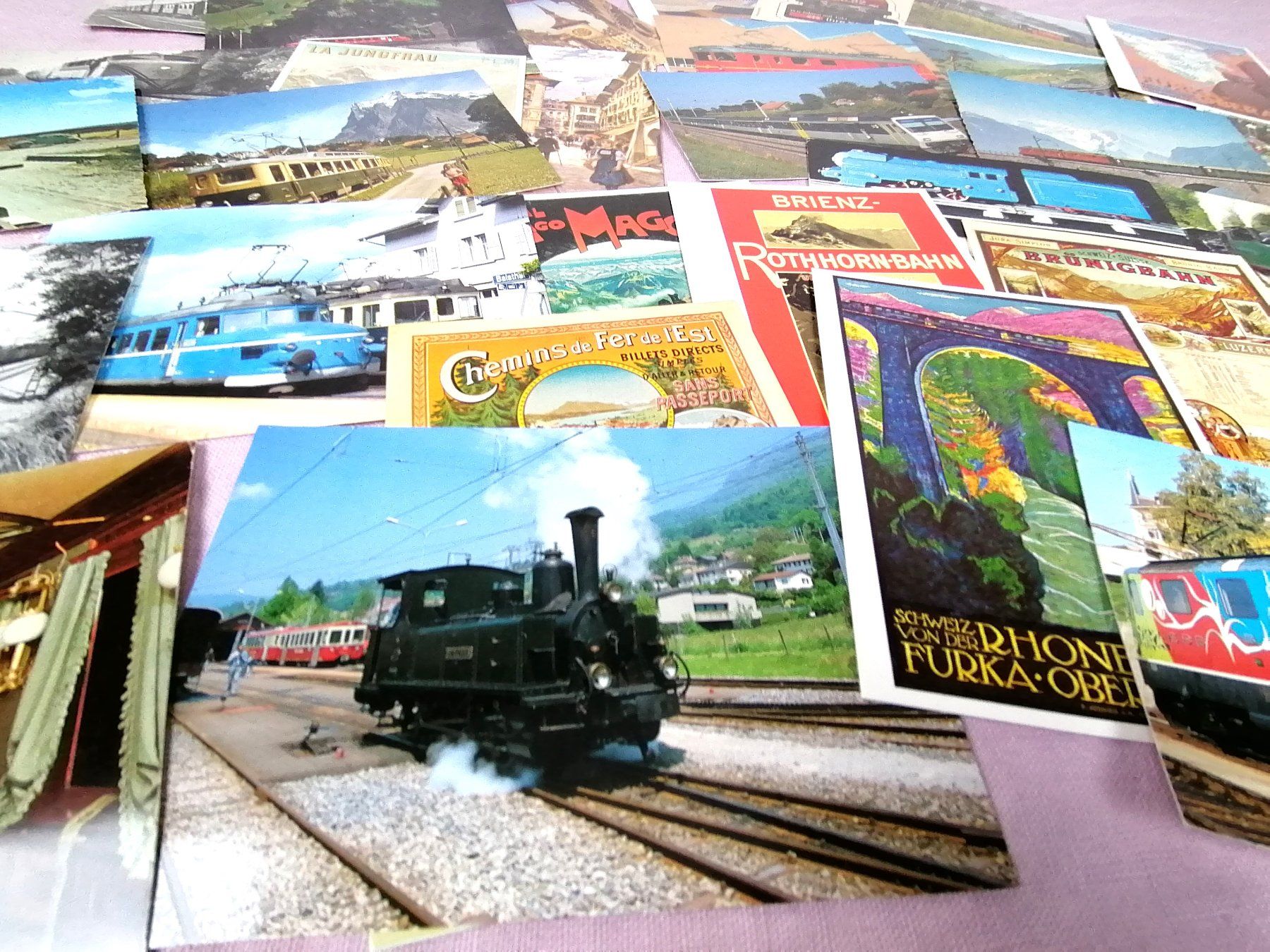 Cartoline postali: Eisenbahn Ansichtskarten / Fotos mit Begleittext – Nuovo (secondo la descrizione) da Köniz venduto da Brockenreich 5