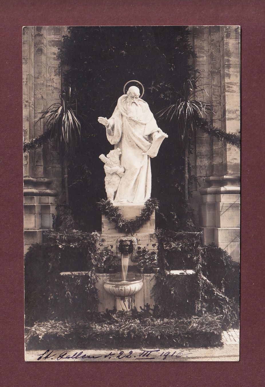Cartes postales: ST. GALLEN - 1916 – D'occasion à Pully par nicecards