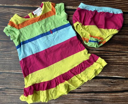 Ralph Lauren Baby Kleid Gr. 6M (68) mit Höschen - Sommer!