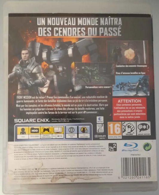 Sony Giochi: Front Mission Evolved - Playstation 3 - PS3 – Usato da Commugny venduto da war_gyq8 1
