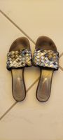 Leder-Sandalen "gino donna"