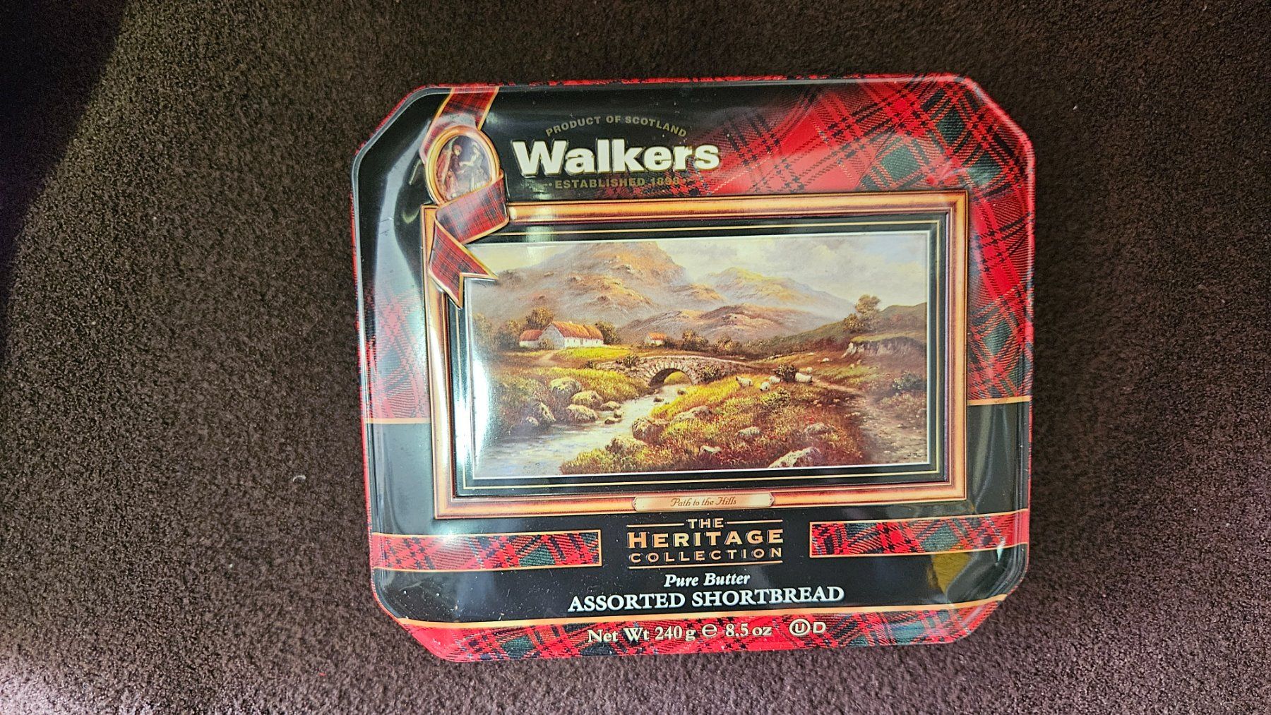 Altro in Decorazioni & Accessori: Scatola di latta Walkers – Usato da Melano venduto da H-Sara 1