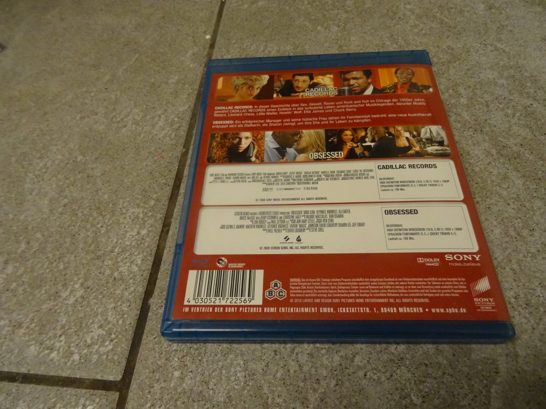 Tutti i DVDs: Cadillac Records & Obsessed - Blu-ray – Usato da Olten venduto da Disc-Verkauf 2