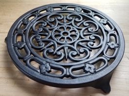 Vintage Gusseisen Topfuntersetzer FRANCE
