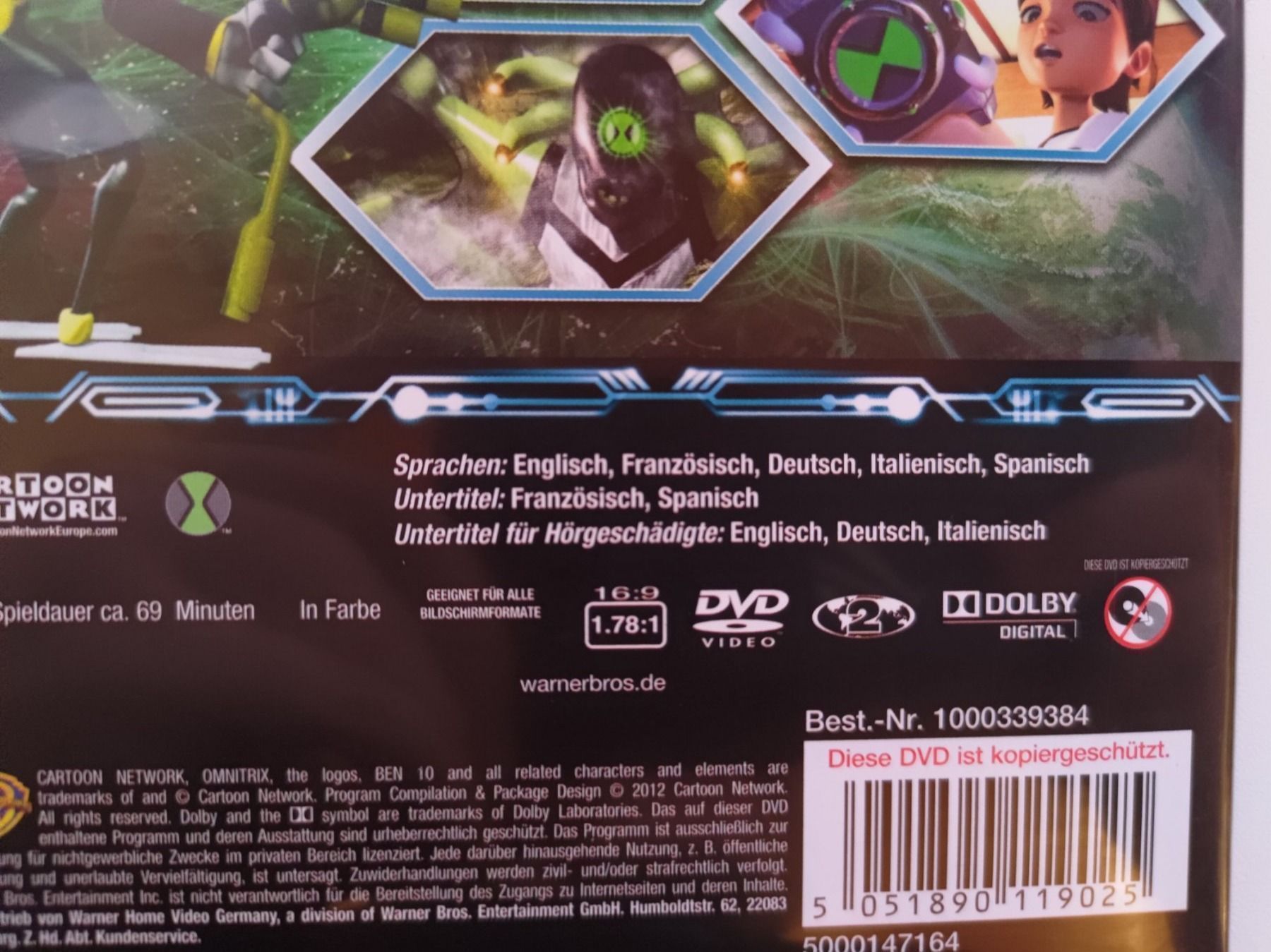 Tutti i DVDs: Ben 10 Destroy all Aliens – Usato da Liestal venduto da Kratzilla 3