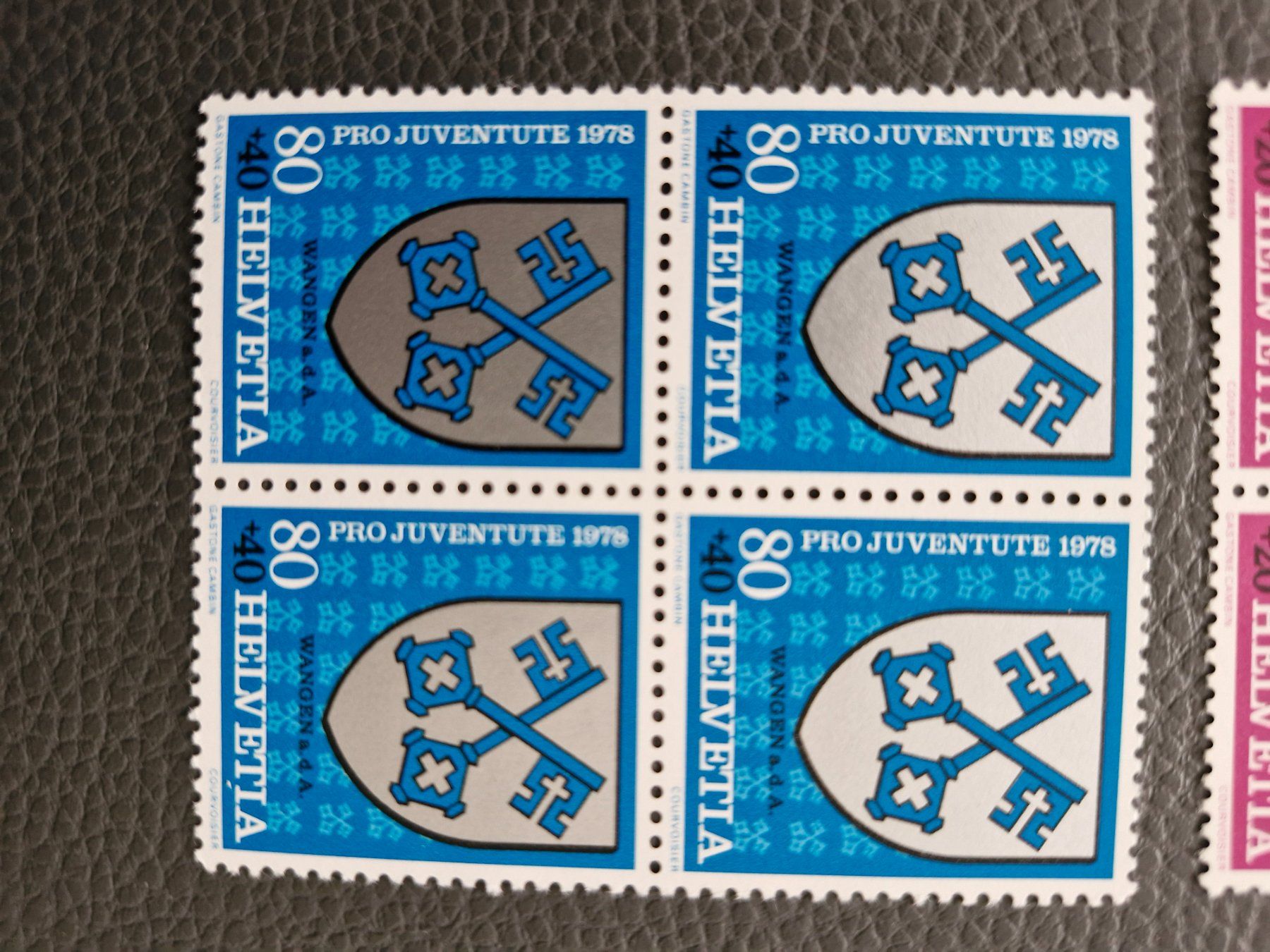 Tutti i francobolli: 4er Blocks Pro Juventute 1978 postfrisch top – Nuovo (secondo la descrizione) da Frauenfeld venduto da Kasico 4