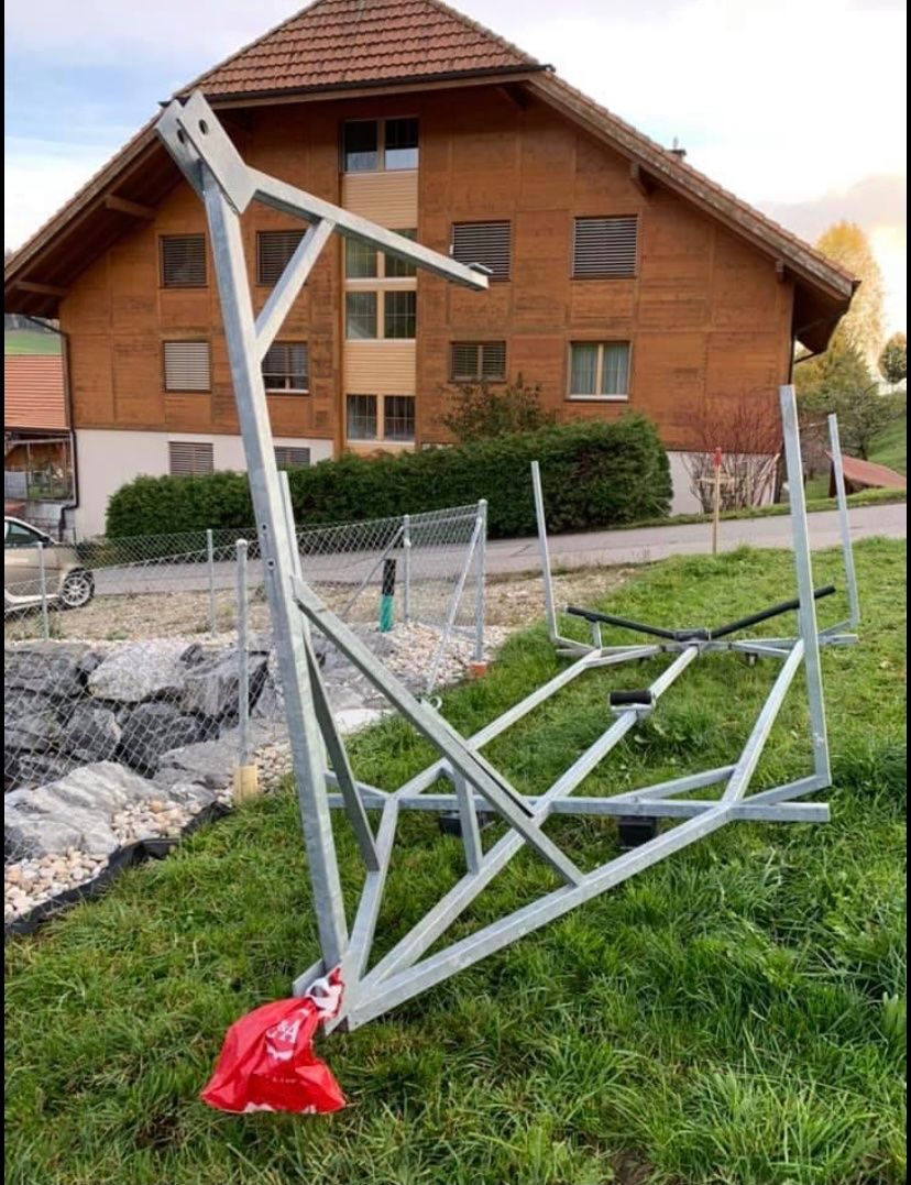 Barche: Boot Schlitten - Anhänger - Trailer 6.5m x 2.1m – Usato da Konolfingen venduto da Bernerin1987 1