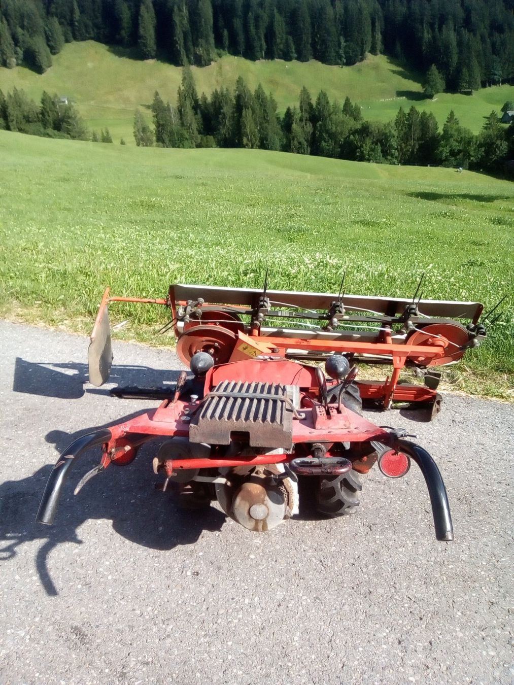 Bucher Tutte le macchine: Motormäher Bucher mit Bandeingraser – Usato da Schangnau venduto da senn6 6