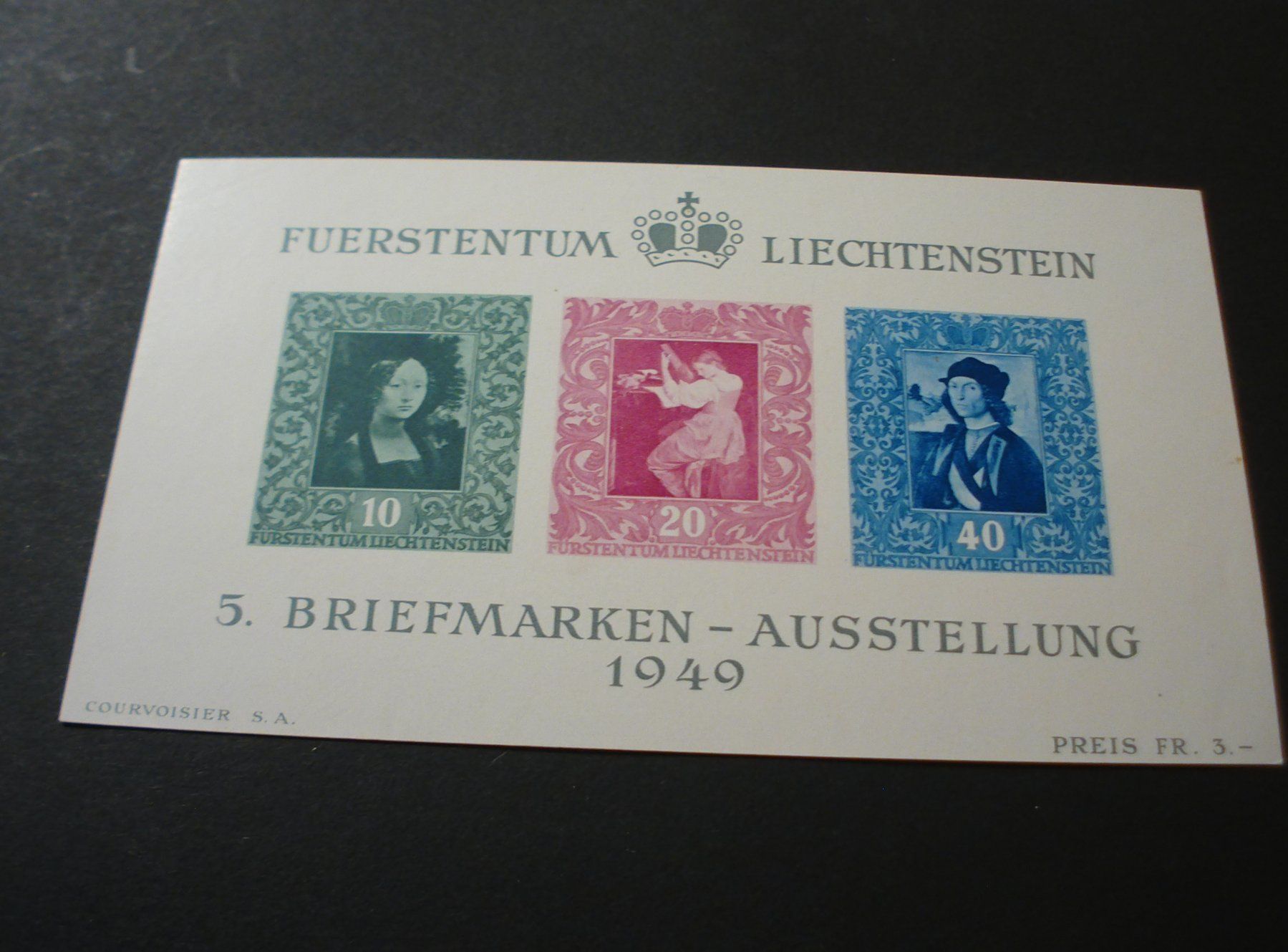 Tous les timbres: Liechtenstein, Block 1949 ** – D'occasion à Niederwil AG par morostahu