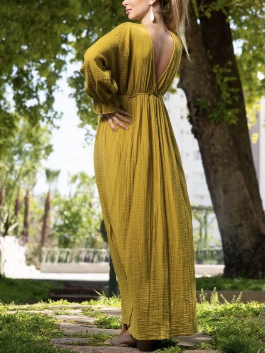 Vestiti: Kleid BLANCA, ONE SIZE gelb  – Usato da Stettlen venduto da Beauty-19 2