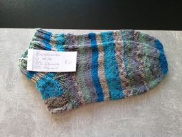 Kurzrohrsocken handgestrickt, Grösse: 44/45