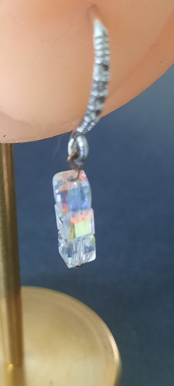 Orecchini pendenti & Orecchini a lobo: Eleganter Ohrschmuck mit Kristallen! – Nuovo (secondo la descrizione) da Solothurn venduto da lsc_pf99 6