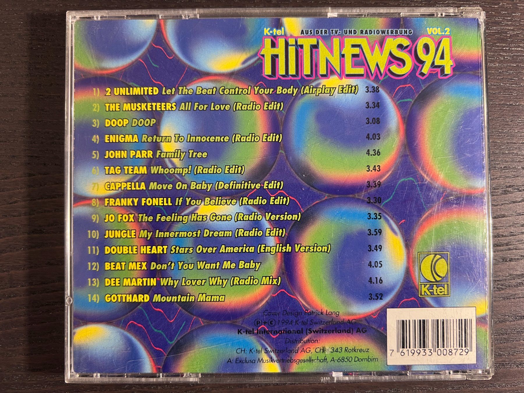 CD: Hits News 94 - Vol. 2 – Usato da Zürich venduto da MusikFreunde 1