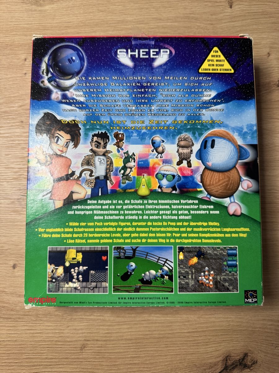 Spiele: Sheep, PC CD-Rom Game, Empire Interactive – Gebraucht aus Biberist von etesummer 1