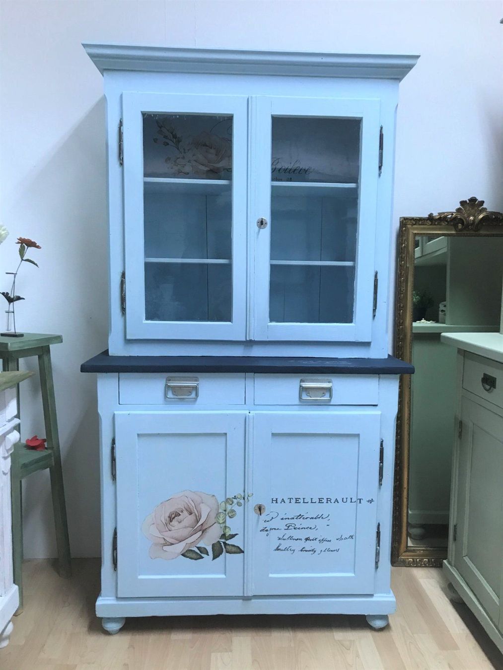Büffets: Küchenbuffet Schrank Tanne shabby rose – Gebraucht aus Gränichen von boernies01