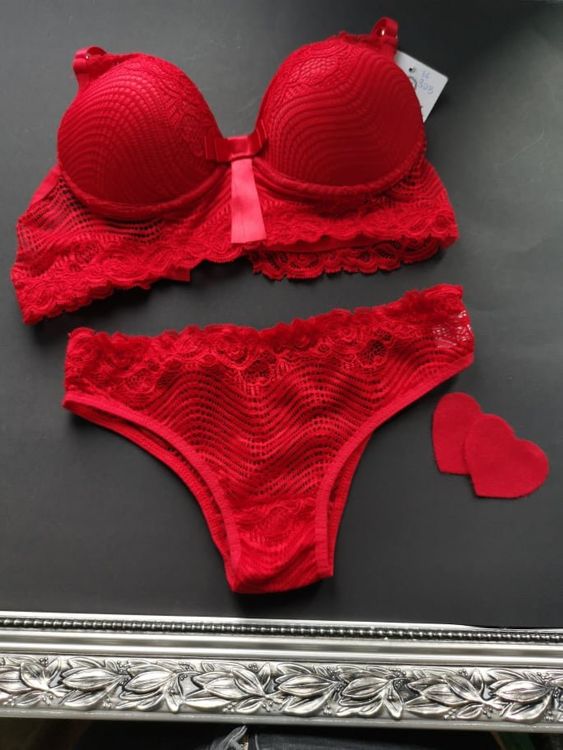 Lingerie femme sexy en dent le taille XS Rouge 0675 Acheter