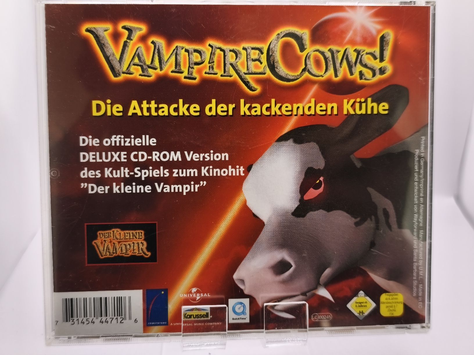 Giochi: Vampire Cows! Jeu PC CD-Rom Deluxe - Le Petit Vampire – Usato da Conthey venduto da Th3gr4yf0x