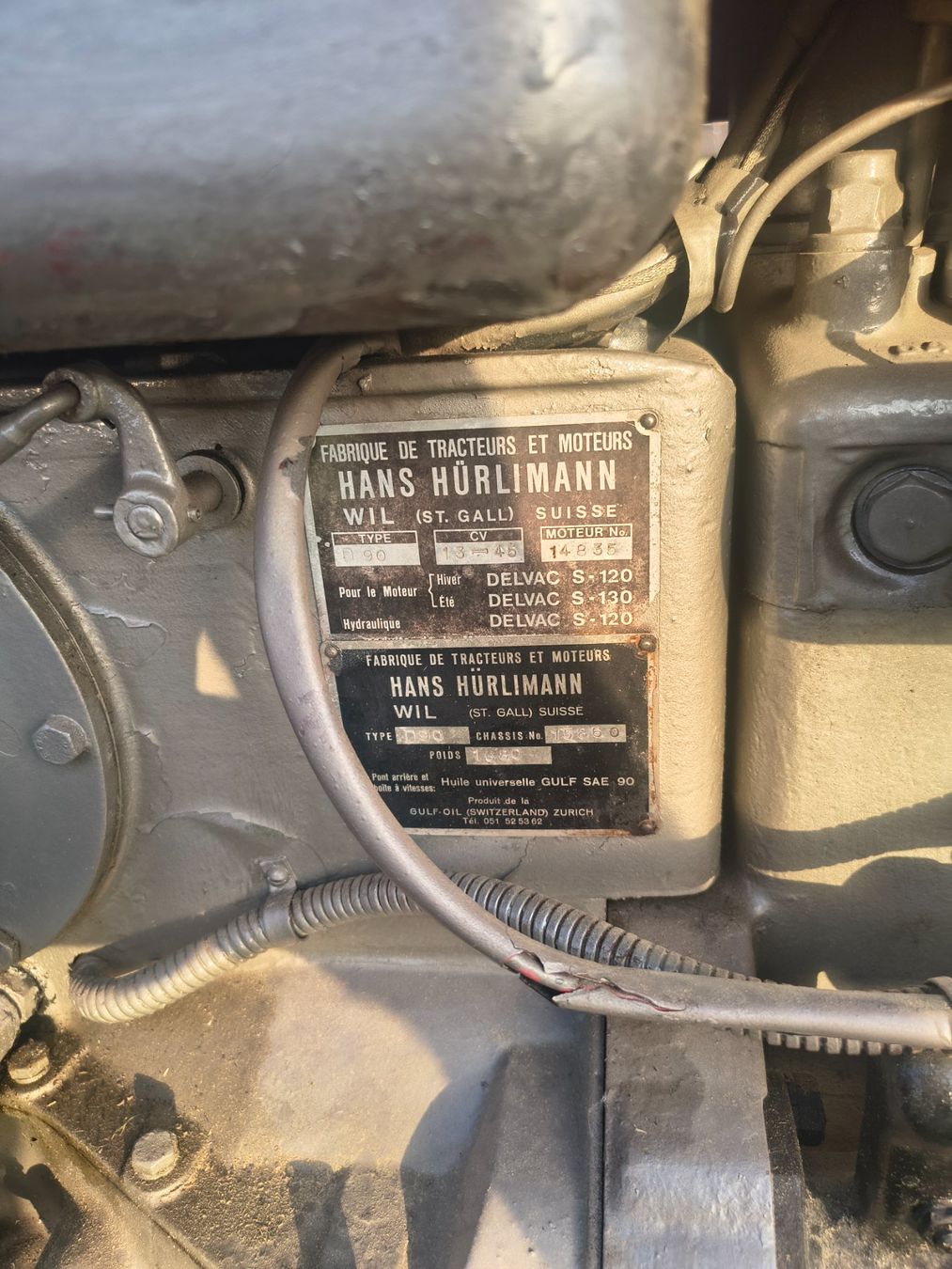 Hürlimann Trattori: Tracteur Hurlimann D90 – Usato da Treyvaux venduto da wae_k9bn 4