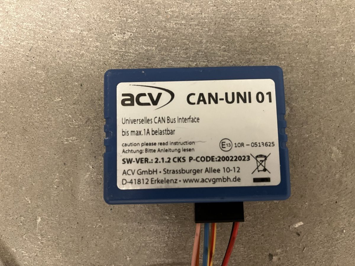 Radio: ACV ACV 12-1321-51 CAN Bus Kit Audi – Usato da Immensee venduto da kgam