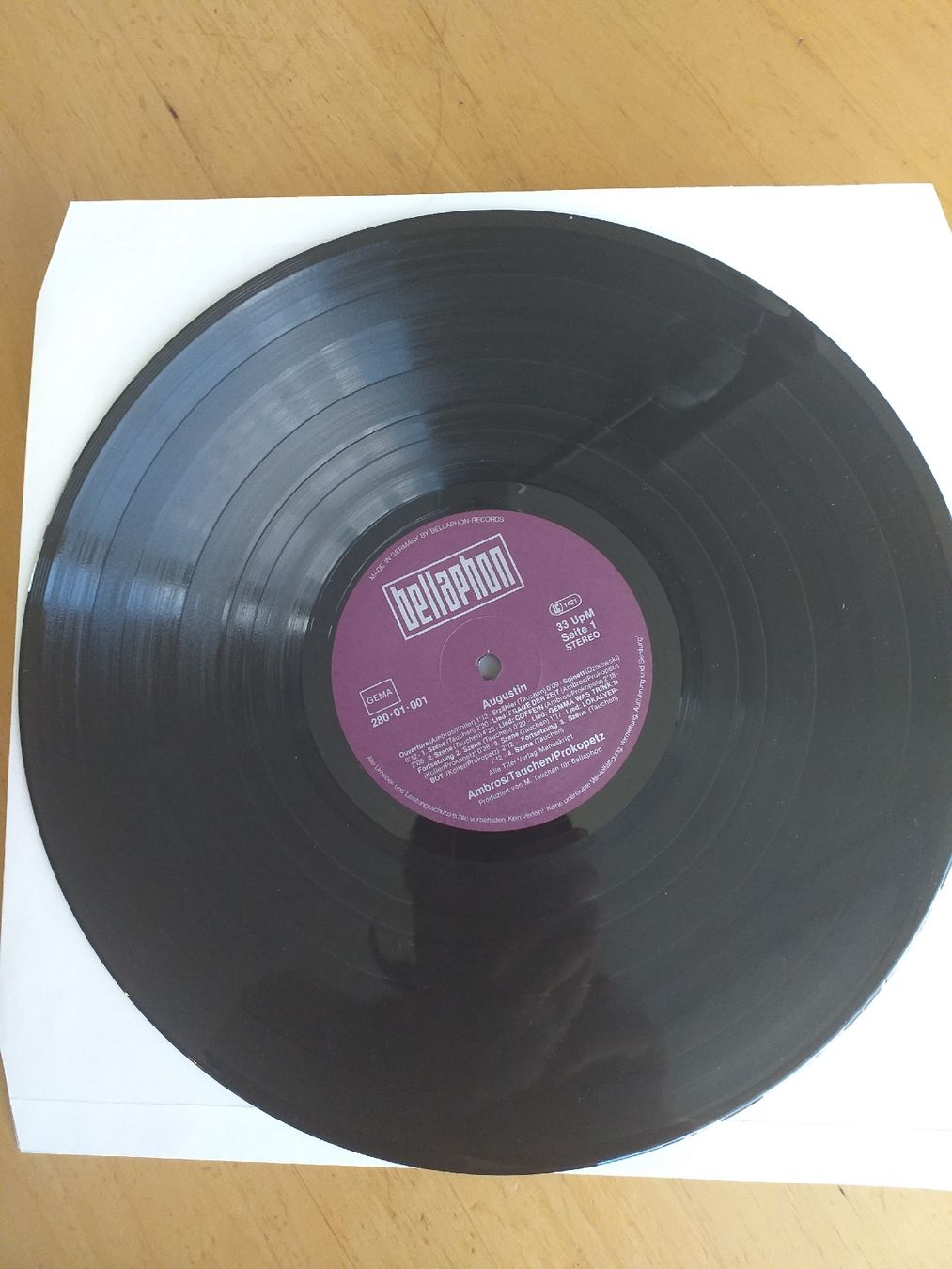 Dischi in vinile: Ambros Tauchen Prokopetz "Augustin" – Usato da Zürich venduto da markus234 3