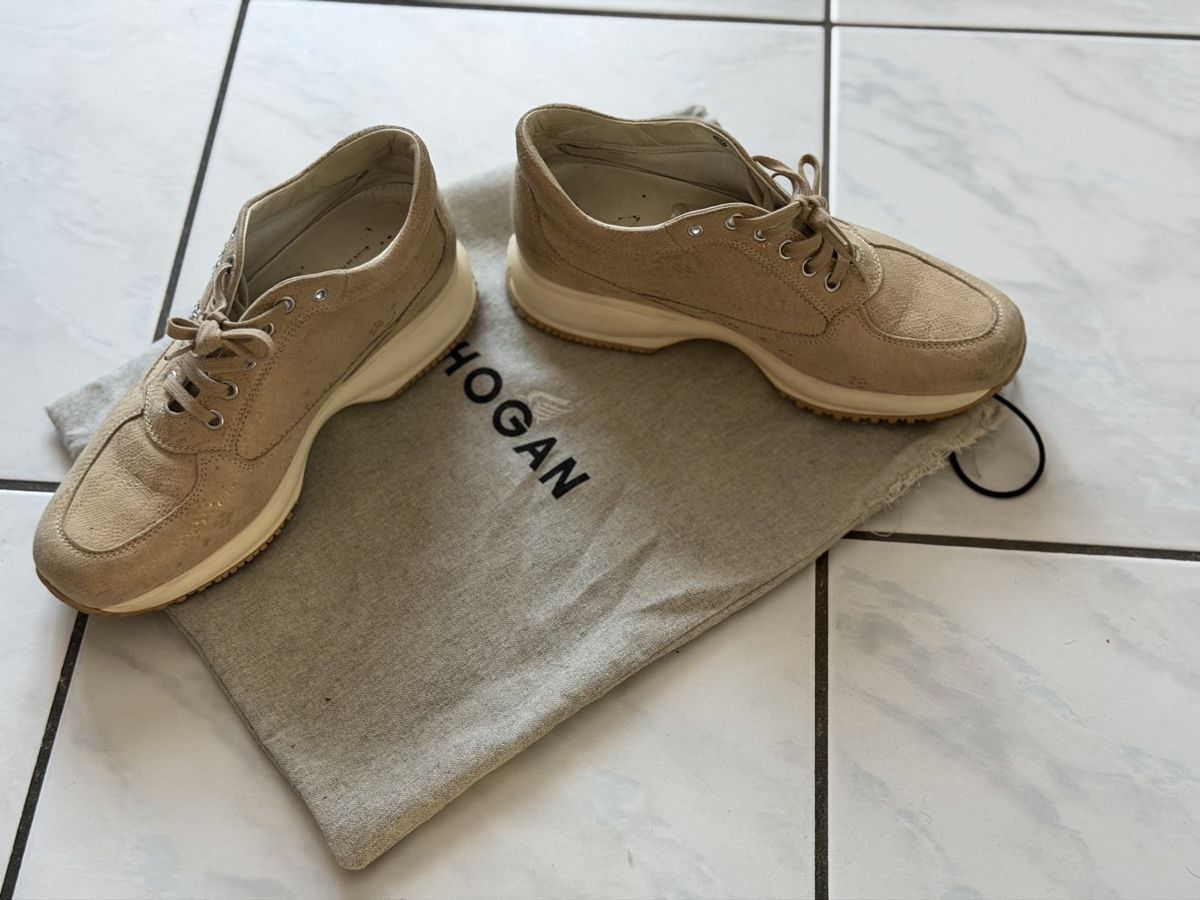 Hogan Chaussures femmes: Hogan Interactive donna beige con strass – ottimo stato – D'occasion à Origlio par sim_5ld6 1