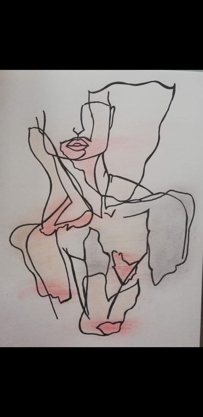 Foto & Immagini: Man - One line Art – Nuovo (secondo la descrizione) da Ossingen venduto da Pattys_Art_Galerie