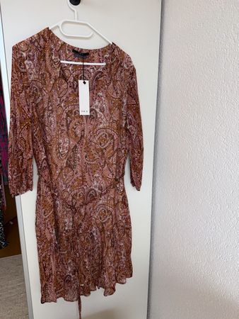 Tolles Seide Viscose Kleid SET 42 neu
