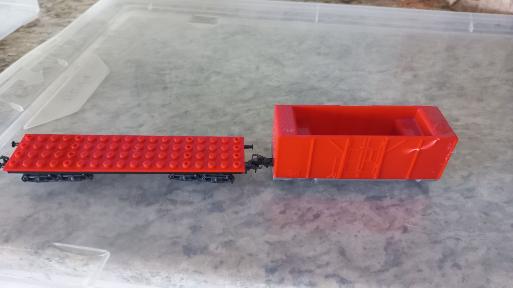 Märklin Modellini di ferrovie: Wagon Märklin My World LEGO – Usato da Plan-les-Ouates venduto da jacktheswiss