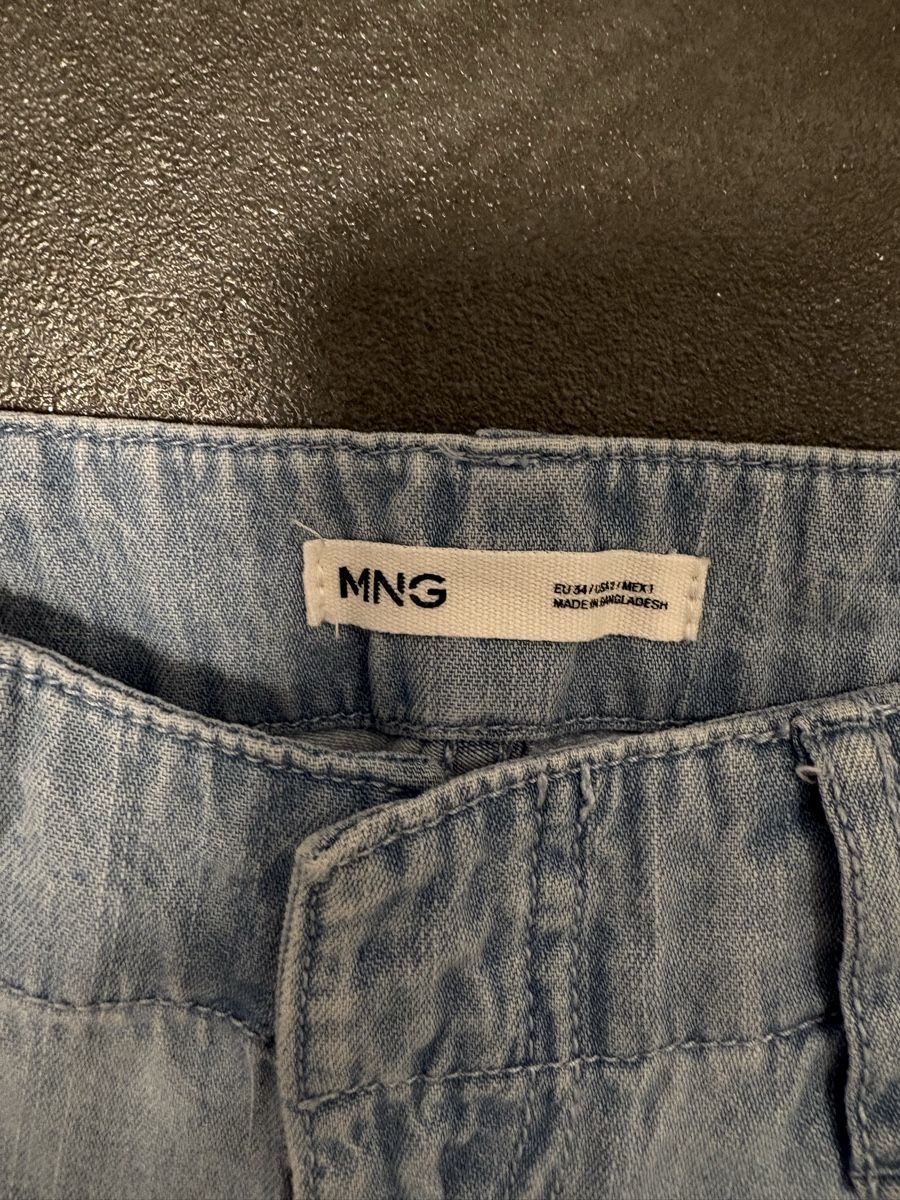 Mango Pantaloni: Mango Stoffhose im Jeans Look 34 – Usato da Rümlang venduto da svent 3