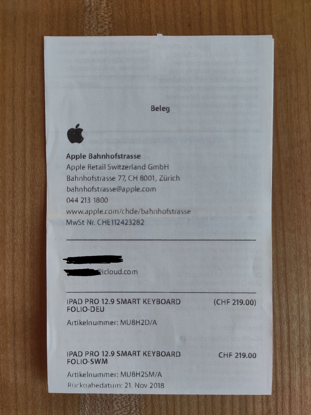 Apple Covers & Borse: Apple Smart Keyboard Folio iPad Pro 12.9 – Usato da Bern venduto da lito26 7