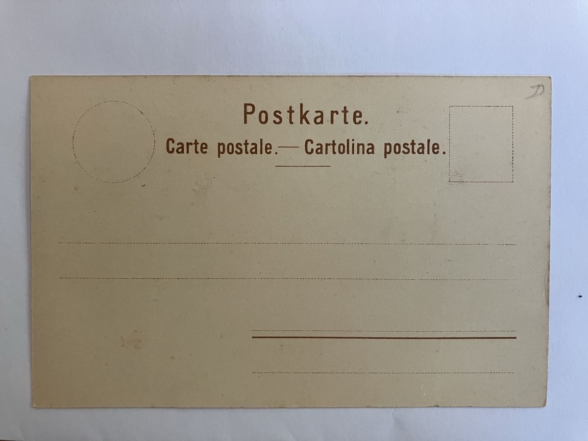 Cartoline postali: Ansichtskarte Jungfraubahn Portrait Adolf GUYER-ZELLER – Usato da Bauma venduto da Baumer71 1