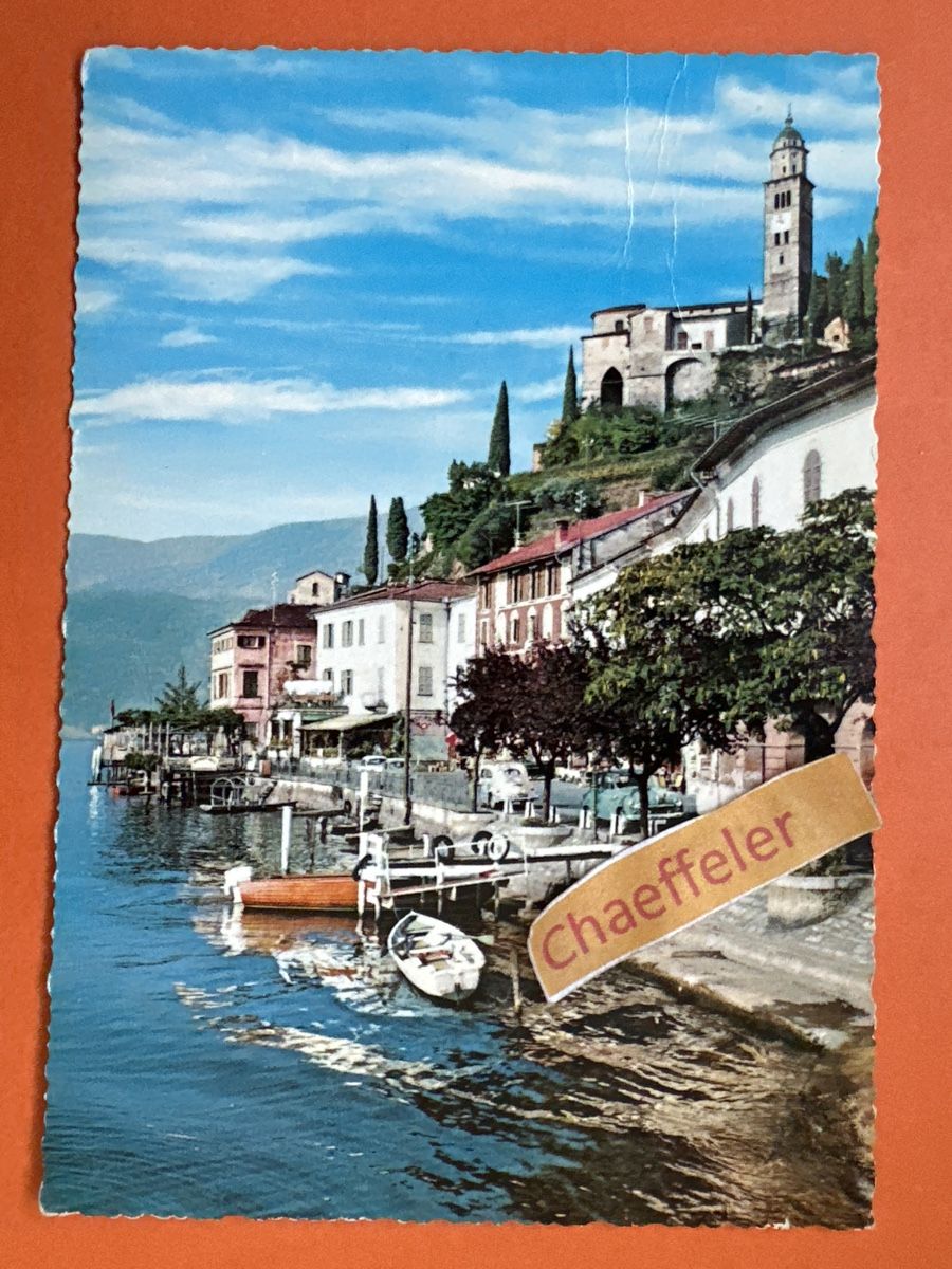 Cartes postales: 1968 Morcote, Lago di Lugano – D'occasion à Zürich par Chaeffeler