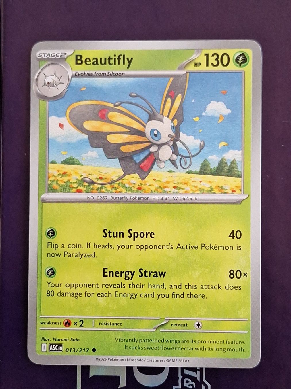 Pokémon Carte collezionabili: Beautifly - Pokemon Ascended Heroes – Usato da Altstätten SG venduto da GGsGameshop
