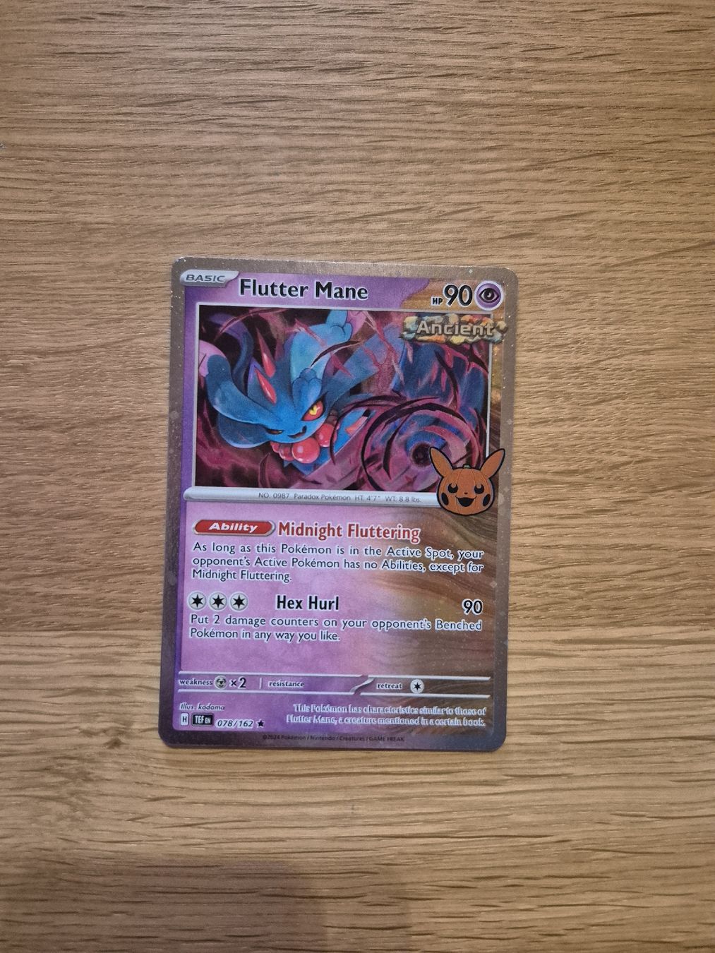 Pokémon Carte collezionabili: Flutter Mane (Cosmos Holo) Trick or Trade – Nuovo (secondo la descrizione) da Altdorf UR venduto da Josi5588 1