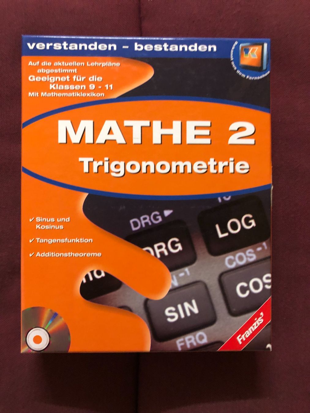 Software: MATHE 2 - Trigonometrie - Franzis CD-ROM - originalverpackt – Neu und originalverpackt aus Niederhasli von thozam