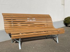 Zu verkaufen Gartenbänkli Natur lasiert, Länge 160 cm