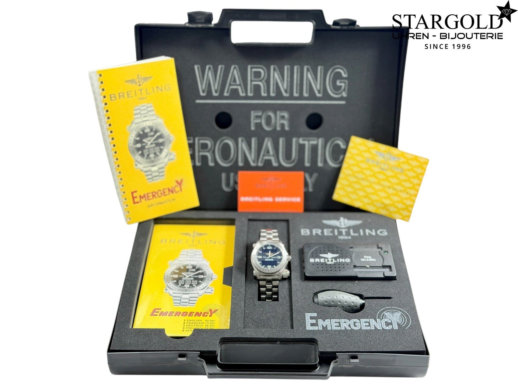 Breitling Uhren: Breitling Emergency (Titanium) - E56121 – Gebraucht aus Zürich von Stargold-Uhren 9